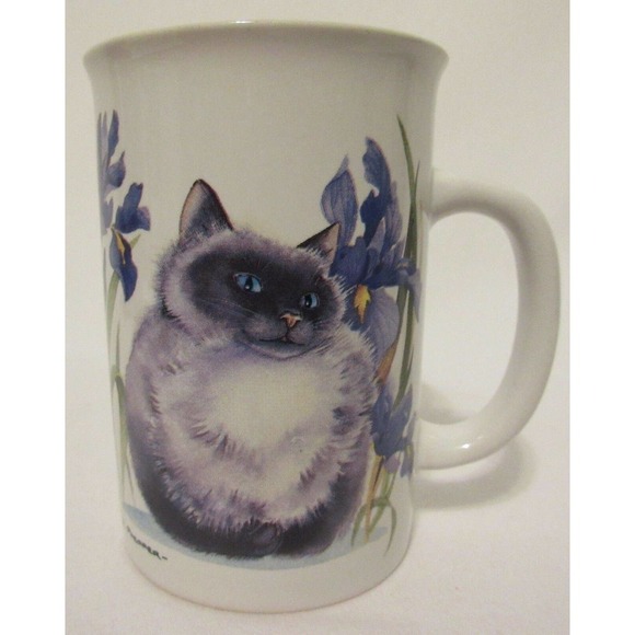 Valerie Pfeiffer Coffee Mug Cats Capilano Kittens Garden Canadian Design Tea - Picture 4 of 10